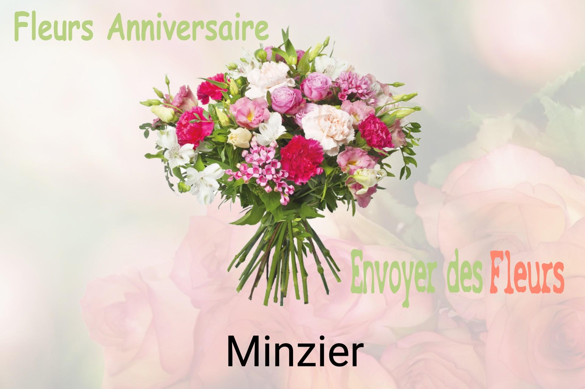 Bouquet de fleurs d’anniversaire livré à Minzier
